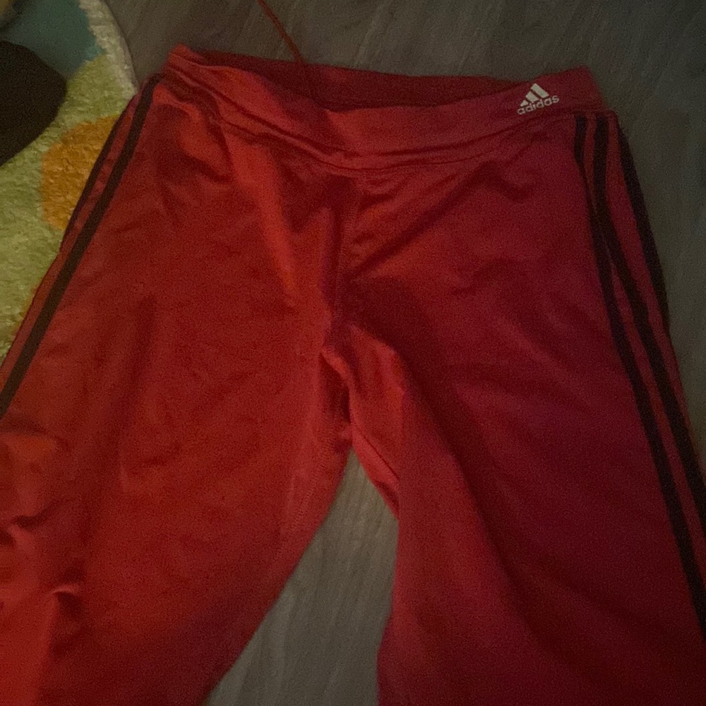 size large adidas capris